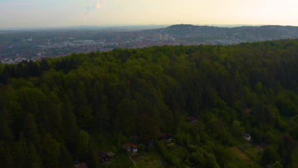 Leonberg Hinter Dem Berg Mit Pfanne Und Zoom Hang Baden — Stockvideo