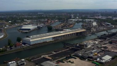 Karlsruhe limanının havadan görüntüsü