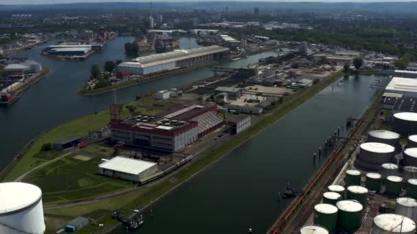 Vista Aérea Porto Karlsruhe — Vídeo de Stock