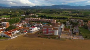 İspanya 'nın kuzey Denia sahilinin hava manzarası