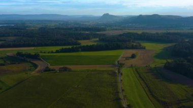 Almanya 'da göl manzarası.
