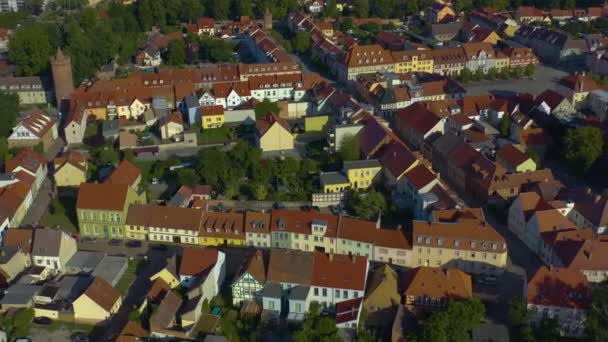 Lotnisko Miasta Beeskow Wschodnich Niemczech Słoneczny Dzień Lata — Wideo stockowe