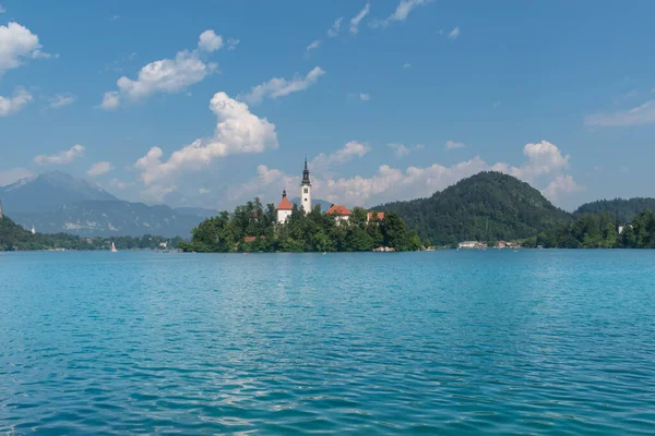 Slovenya, Bled Gölü Manzarası