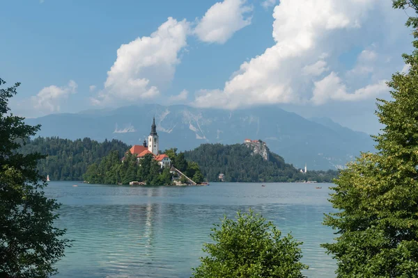 Slovenya, Bled Gölü Manzarası