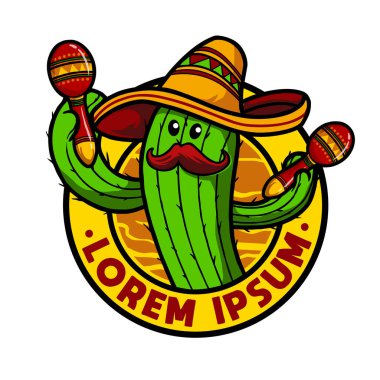 cinco de mayonez vektör illüstrasyonu