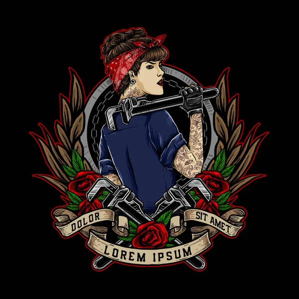 Rockabilly Pin Upストックベクター ロイヤリティフリーrockabilly Pin Upイラスト Depositphotos