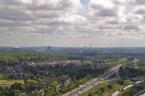 Vista Ciudad Oberhausen Alemania — Foto de Stock