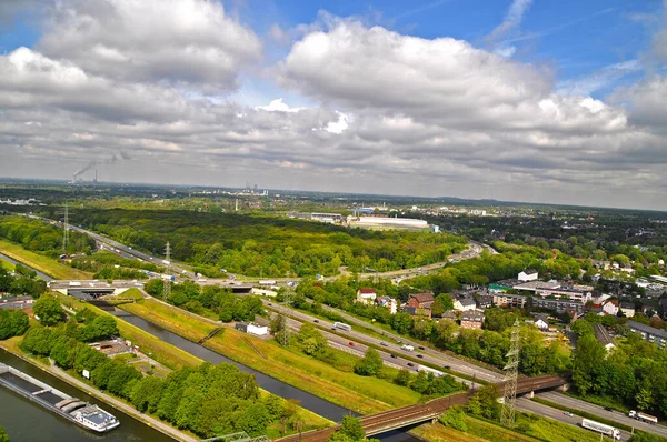 Vista Ciudad Oberhausen Alemania —  Fotos de Stock