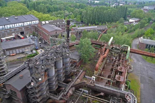 Antigua Industria Duisburg Alemania Hornos Explosión —  Fotos de Stock