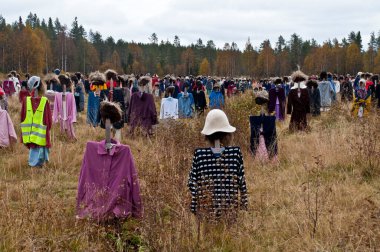 Finlandiya 'nın Kainuu bölgesinde sanat eserleri
