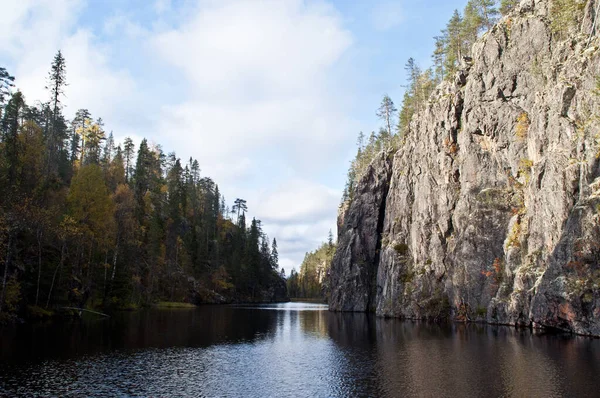 River Small Canyon National Park East Finland — Stock Photo, Image
