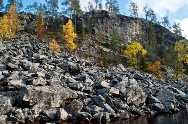 Rocas Parque Nacional Este Finlandia — Foto de Stock