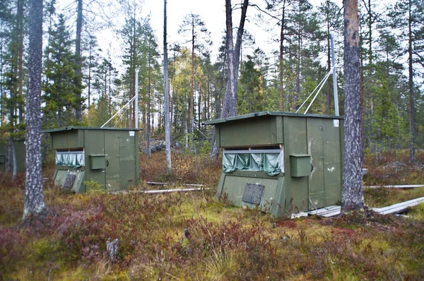 Domek Dla Pieszych Regionie Kainuu Finlandia — Zdjęcie stockowe