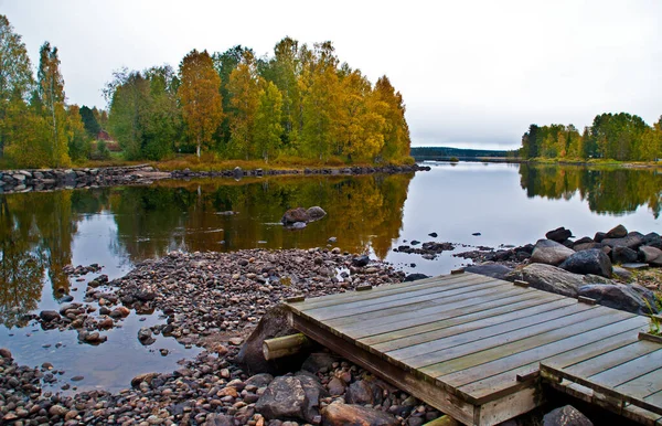 Finlandiya Nın Kuhmo Kenti Yakınlarında Bir Göl — Stok fotoğraf