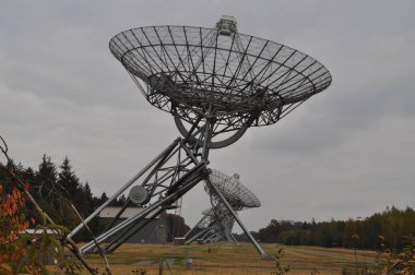 Westerbork, Hollanda yakınlarındaki radyo teleskopları..