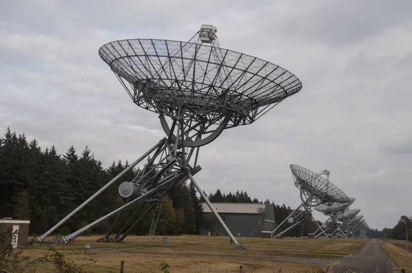 Radiotelescópios Perto Aldeia Westerbork Países Baixos — Fotografia de Stock