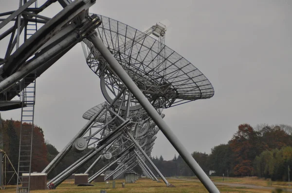 Radiotelescópios Perto Aldeia Westerbork Países Baixos — Fotografia de Stock