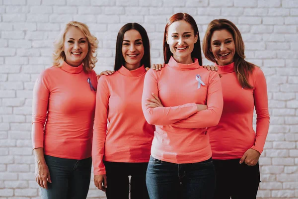 Familie Hilft Menschen Mit Mut Menschen Mit Krebs Unterstützen Menschen — Stockfoto