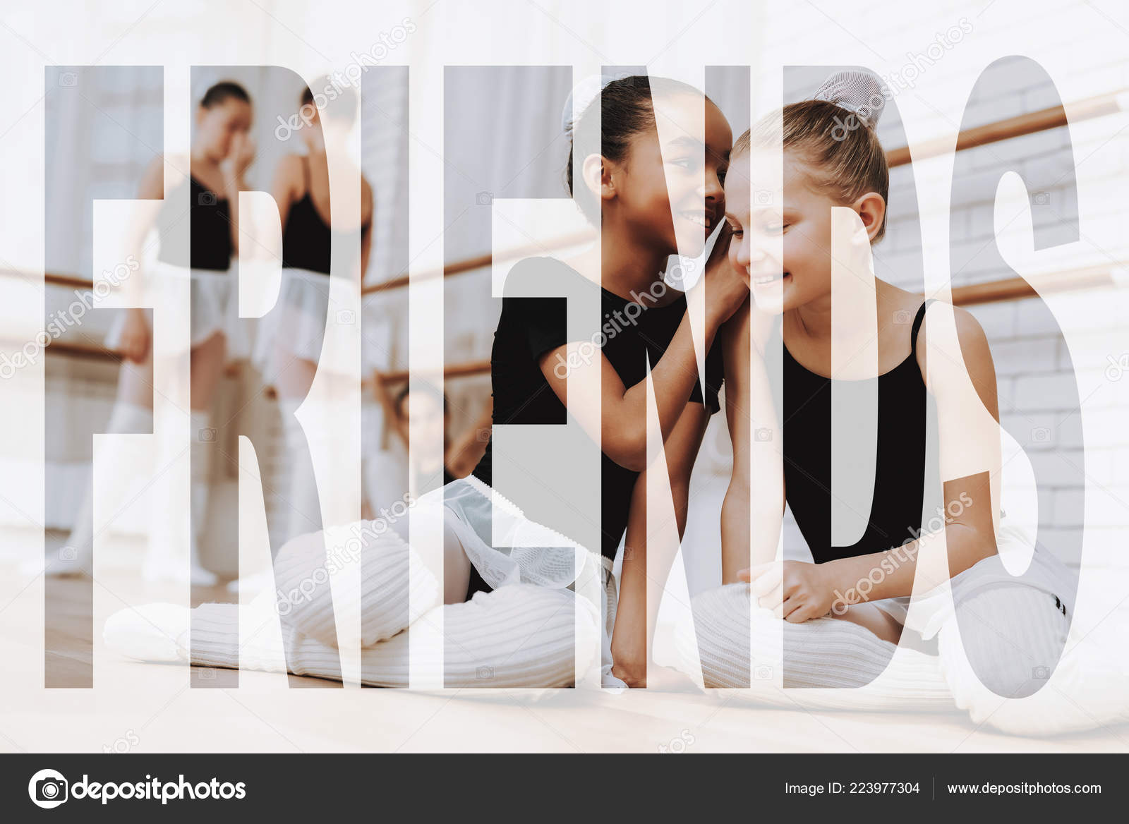 Break Ballet Class Happy Kids Smile Talk Children Ballet Wear