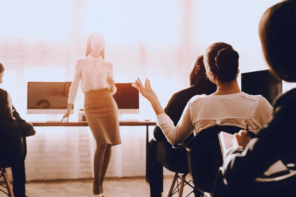 Team Managers Business Meeting Office Training Office Modern Office Concept — Stock Photo, Image