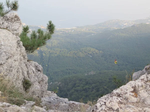 Dağın tepesinden manzara