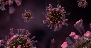 Corona VIrus COVID-19 mikroskop altında