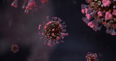 Corona VIrus COVID-19 mikroskop altında