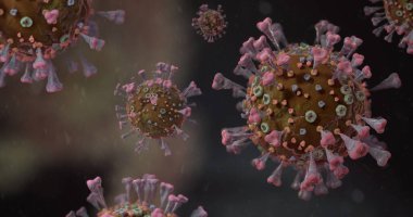Corona VIrus COVID-19 mikroskop altında