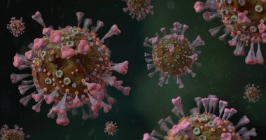 Corona VIrus COVID-19 mikroskop altında