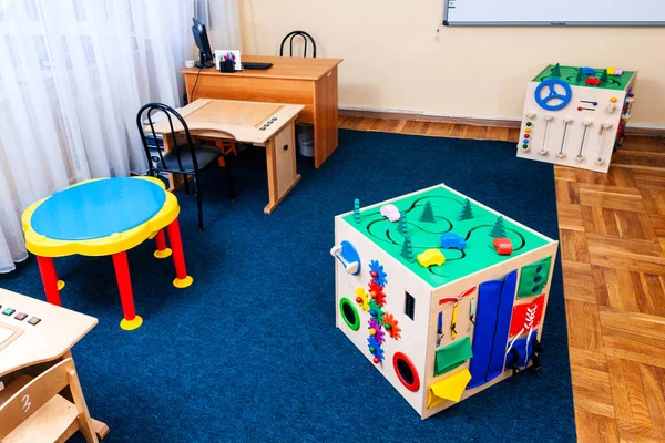 Rostov Donu Rosja Kwietnia 2019 Pokój Przedszkolu Dla Klas Dziećmi — Zdjęcie stockowe