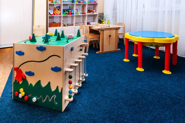 Rostov Donu Russia April 2019 Room Kindergarten Classes Children Developmental — Stock Photo, Image