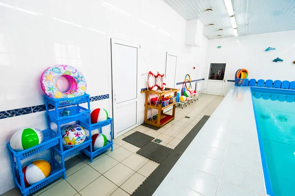 Rostov Don Russland April 2019 Schwimmbad Kindergarten Verschiedene Spiel Und — Stockfoto