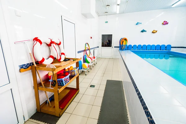 Rostov Don Russland April 2019 Schwimmbad Kindergarten Verschiedene Geräte Zum — Stockfoto