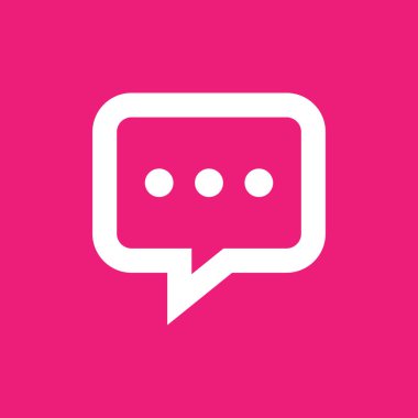 Grafik Tasarım Projeleri için Konuşma Simgesi