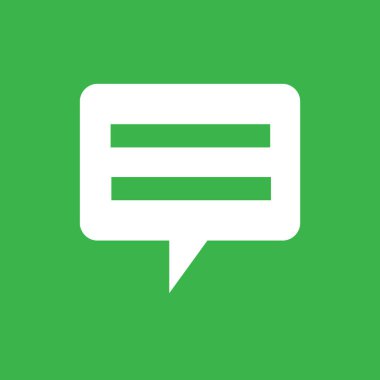 Grafik Tasarım Projeleri için Konuşma Simgesi