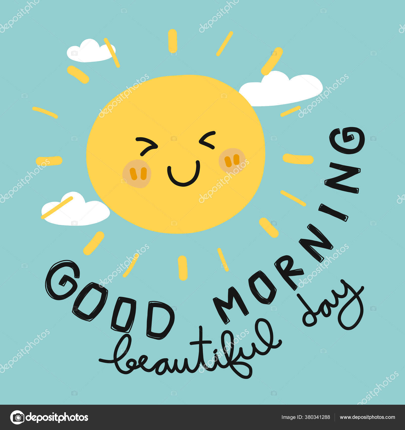 Good Morning Beautiful Day Sun Smile Cartoon Doodle Vector Illustration Vector Image By C Amysachar Vector Stock Good Morning Beautiful Day Sun Smile Cartoon Doodle Vector Illustration Vector Image By C Amysachar Vector Stock