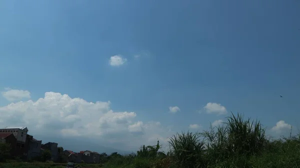 Nubes Con Fondo Cielo Azul — Foto de Stock