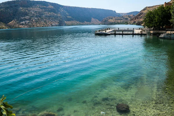 Hermoso Lago Agua Orillas Del Mar —  Fotos de Stock