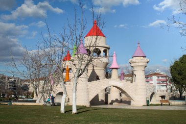 Türkiye 'nin Gaziantep kentinde aileler için bir su parkı