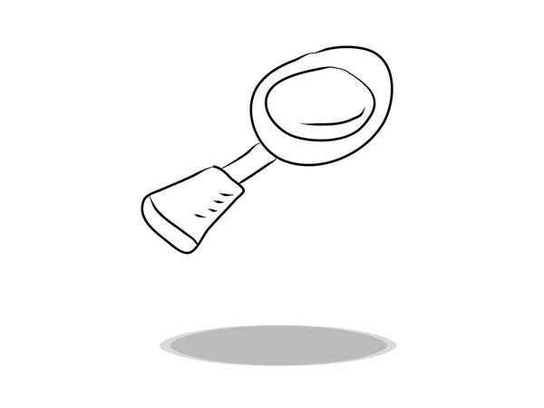 フライパンのアイコン 任意の目的のためのフラットデザイン 料理のイラスト 輪郭記号 — ストックベクタ