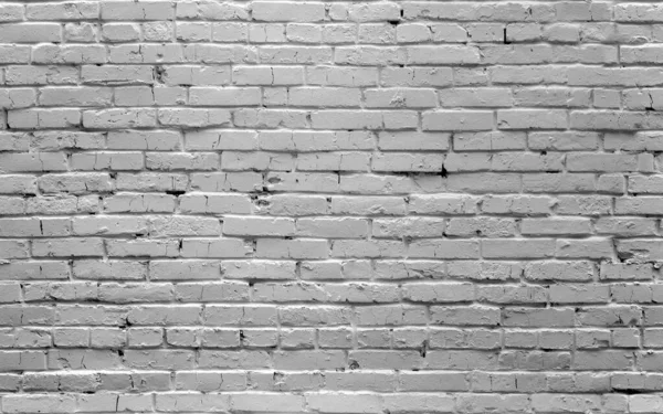 Płynna Faktura Szorstkiej Cegły Ściany Malowane Biało — Zdjęcie stockowe