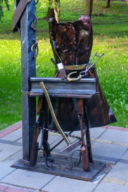 Lutsk, Ukrayna - 5 Eylül 2020: Demirci Anıtı.