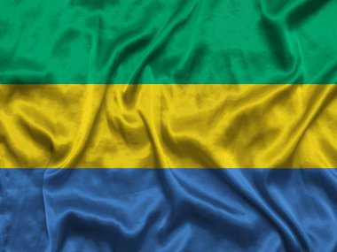 Antigua ve Barbuda ulusal bayrakları kumaş dokusuna sahip. Antigua ve Barbuda bayrağı rüzgarda sallanıyor. 3B illüstrasyon