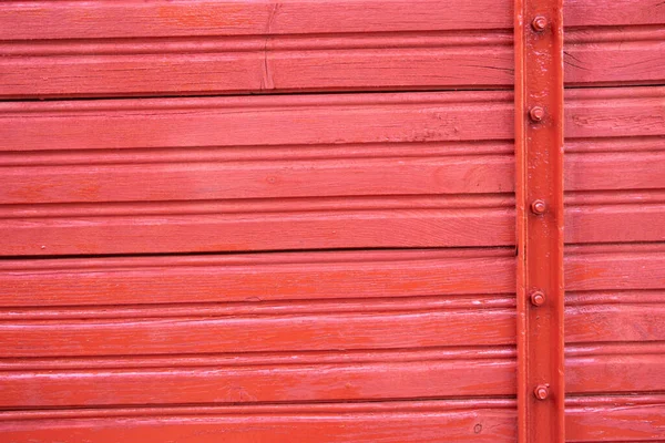 Czerwone Tło Drewna Czerwona Malowana Podłoga Czerwona Tablica — Zdjęcie stockowe