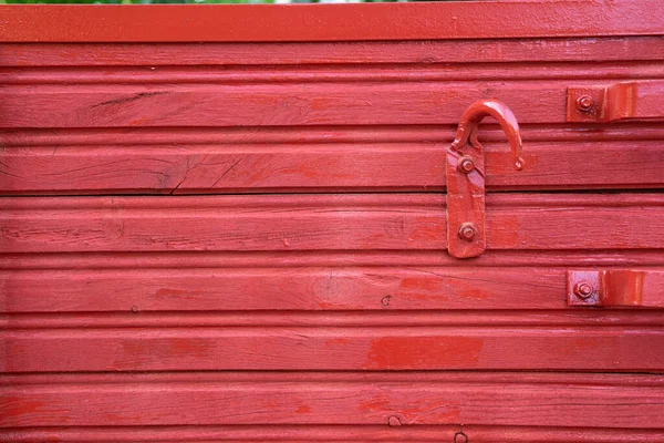 Fond Bois Rouge Plancher Peint Rouge Carton Rouge — Photo