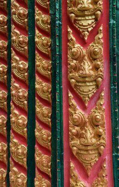 Dev sıva ve Kanok desenleri benzersiz Tayland tasarımları..