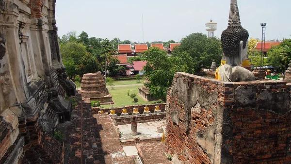 Baustile Alten Thailändischen Tempeln Mit Traditioneller Architektur — Stockfoto