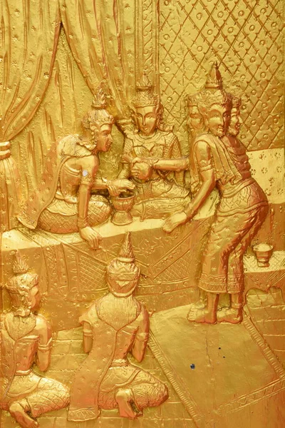 Imágenes Historia Buda Los Templos Tailandeses Para Entender Historia Del — Foto de Stock