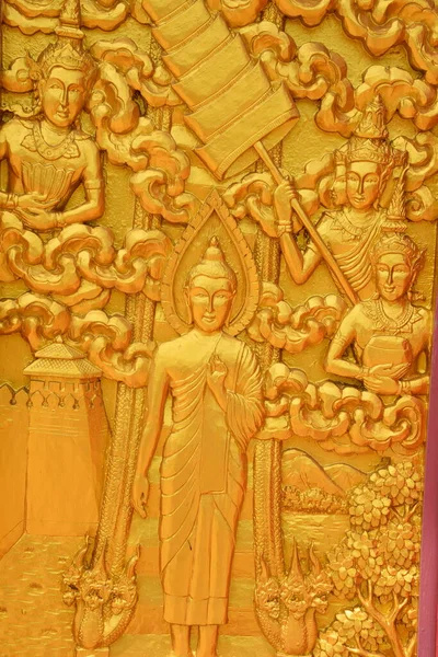 Gambar Sejarah Buddha Kuil Thailand Untuk Memahami Sejarah Buddhisme — Stok Foto