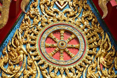 Thammachak Budizm 'de bir semboldür. Bütün tapınaklarda ya da Budist günlerinde görülebilir..